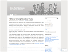 Tablet Screenshot of guakampungan.wordpress.com