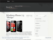 Tablet Screenshot of nextis.wordpress.com