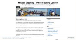 Desktop Screenshot of millardscleaning.wordpress.com