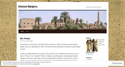 Desktop Screenshot of hemetnetjeru.wordpress.com