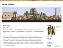 Tablet Screenshot of hemetnetjeru.wordpress.com