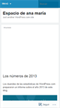 Mobile Screenshot of anasorace.wordpress.com