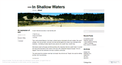 Desktop Screenshot of inshallowwaters.wordpress.com