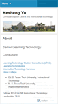 Mobile Screenshot of keshengyu.wordpress.com