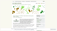 Desktop Screenshot of ecorelations.wordpress.com