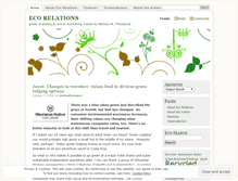 Tablet Screenshot of ecorelations.wordpress.com
