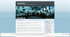 Desktop Screenshot of lostpedia.wordpress.com