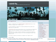 Tablet Screenshot of lostpedia.wordpress.com