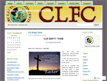 Tablet Screenshot of clfcweb.wordpress.com