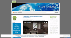 Desktop Screenshot of loucageracao.wordpress.com