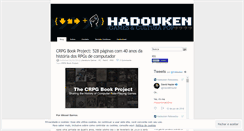 Desktop Screenshot of hadouken.wordpress.com