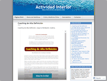 Tablet Screenshot of convocatorias.wordpress.com
