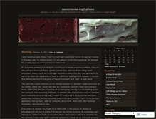 Tablet Screenshot of anonymouscogitations.wordpress.com