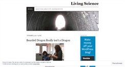 Desktop Screenshot of livingscience.wordpress.com