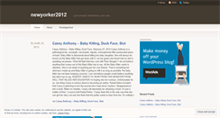 Desktop Screenshot of newyorker2012.wordpress.com