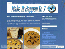 Tablet Screenshot of makeithappenin7.wordpress.com