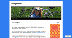 Desktop Screenshot of cyclingrandma.wordpress.com