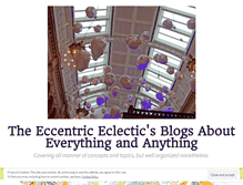 Tablet Screenshot of eccentriceclectic.wordpress.com