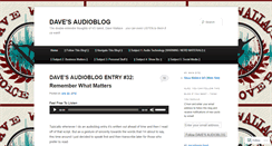 Desktop Screenshot of davewallacevoblog.wordpress.com