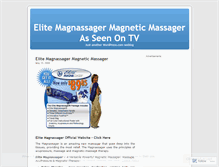 Tablet Screenshot of elitemassagers.wordpress.com