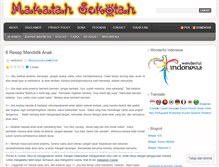 Tablet Screenshot of makalahsekolah.wordpress.com