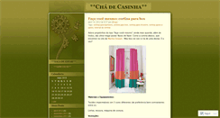 Desktop Screenshot of chadecasinha.wordpress.com