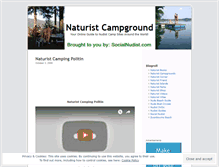 Tablet Screenshot of nudistcamp.wordpress.com