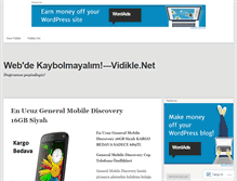 Tablet Screenshot of keyodemeleri.wordpress.com