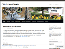 Tablet Screenshot of oldorderofowls.wordpress.com