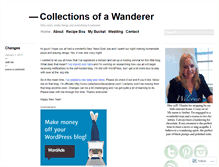 Tablet Screenshot of collectionsofawanderer.wordpress.com