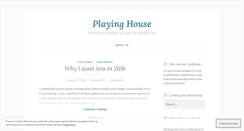 Desktop Screenshot of donnaisplayinghouse.wordpress.com