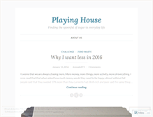 Tablet Screenshot of donnaisplayinghouse.wordpress.com