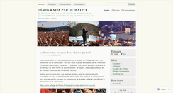 Desktop Screenshot of democratieparticipative.wordpress.com