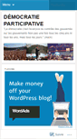 Mobile Screenshot of democratieparticipative.wordpress.com