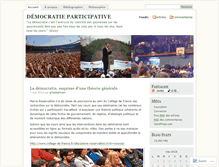 Tablet Screenshot of democratieparticipative.wordpress.com