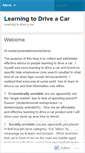 Mobile Screenshot of learningtodriveacar.wordpress.com