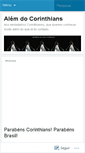 Mobile Screenshot of alemdocorinthians.wordpress.com