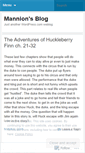 Mobile Screenshot of mannion.wordpress.com