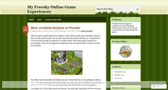 Desktop Screenshot of freeskyonlinegame.wordpress.com