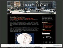 Tablet Screenshot of emptyfridge.wordpress.com