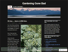 Tablet Screenshot of gardeninggonebad.wordpress.com