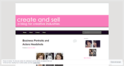 Desktop Screenshot of createandsell.wordpress.com