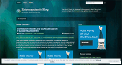 Desktop Screenshot of entrenamient.wordpress.com