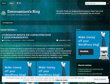Tablet Screenshot of entrenamient.wordpress.com