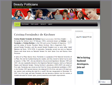 Tablet Screenshot of beautypoliticians.wordpress.com