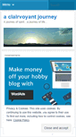 Mobile Screenshot of aclairavoyantjourney.wordpress.com