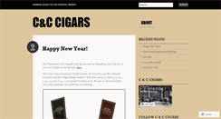 Desktop Screenshot of candccigars.wordpress.com