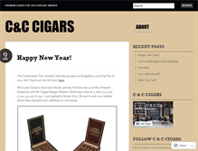 Tablet Screenshot of candccigars.wordpress.com