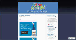 Desktop Screenshot of blogassim.wordpress.com