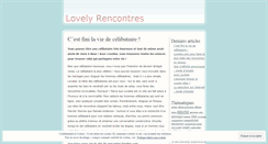 Desktop Screenshot of loveleerencontres.wordpress.com